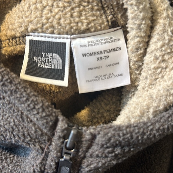 The North Face Brown Hooded Fleece Jacket XS - Picture 5 of 5